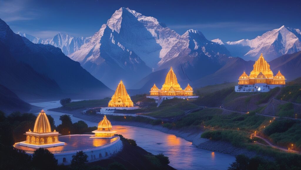 Discover the spiritual journey of Char Dham in Uttarakhand – Yamunotri, Gangotri, Kedarnath, and Badrinath. Learn about their history, significance, and travel details.